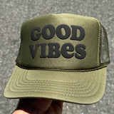 Good Vibes — Custom Puff Print Trucker Hat