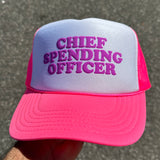 Chief Spending Officer — Custom Puff Print Trucker Hat