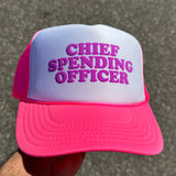 Chief Spending Officer — Custom Puff Print Trucker Hat