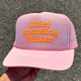 Chief Spending Officer — Custom Puff Print Trucker Hat