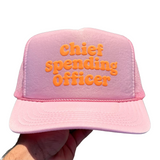 Chief Spending Officer — Custom Puff Print Trucker Hat