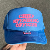 Chief Spending Officer — Custom Puff Print Trucker Hat