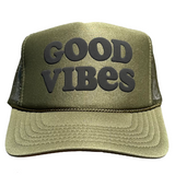 Good Vibes — Custom Puff Print Trucker Hat