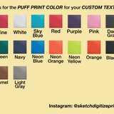 Bulk Custom Puff Print Hats